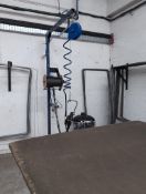 1, Pneumatic Air Gun Station with Rotating Bench (Staplers Not Included)