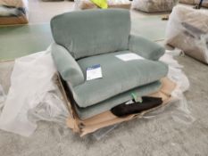 Lilypad Luxury Velvet Snuggle Sofa
