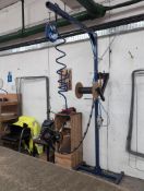 1, Pneumatic Air Gun Station with Rotating Bench (Staplers Not Included)