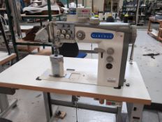 3: Garudan, GP-237-448 MH/L33, Post bed twin needle lockstitch, Serial Number: 700000 700035 C105548