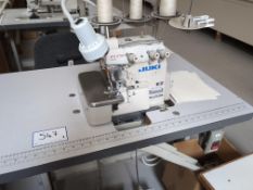 2: Juki, MO-67045, MOT-3916, Overlock machine, Serial Number: 8M0GH14275, M00AJ11288