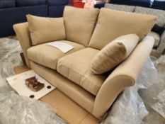 White Sand Chenille 2-Seater Sofa