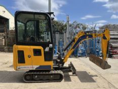 1: JCB 15C-1 1.5T Cabbed Compact Excavator. Serial No. JCB015C1PM3040280 (2021) Hours: 929.7. Asset