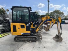 1: JCB 16C-1 T3 1.5T Cabbed Compact Excavator, Serial No. JCB16C1LM3029407 (2021) Hours: 1114.6. Ass