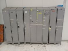 9, Unbranded Free-standing personnel Lockers
