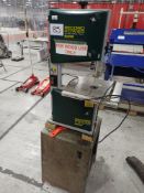 1, Record Power BS250 Vertical Wood Working Band Saw.