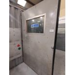 1, Modular Enclosed Grinding Room with Wall & Ceiling Extraction to Plymovent Fan Unit & Extractio