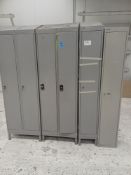 4, Various Free-standing personnel Lockers