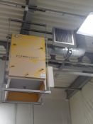 1, Plymovent Dust extraction unit as lotted (Duct to be capped at roof when removed)