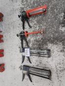 4, Unbranded Hand mastic guns