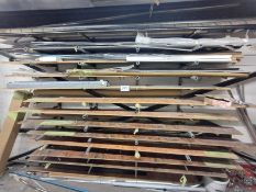 1, Quantity of stainless, aluminium & plastic profiles, hinges, tubes and conduit as lotted