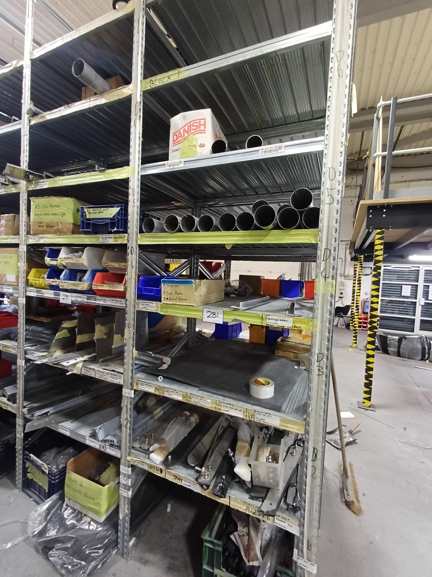 8, Bays of shelving to include contents consisting assorted hearse fittings, trims and accessories - Image 4 of 4