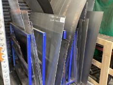 1: Miscellaneous steel stock and storage rack