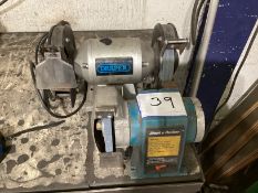 2: Black & Decker/Draper, Bench Top Double Ended Grinders