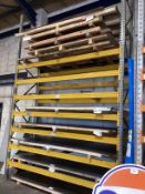 1: 1 Bay of racking, 2 1m deep endframes, 7 pairs of 3m Beams