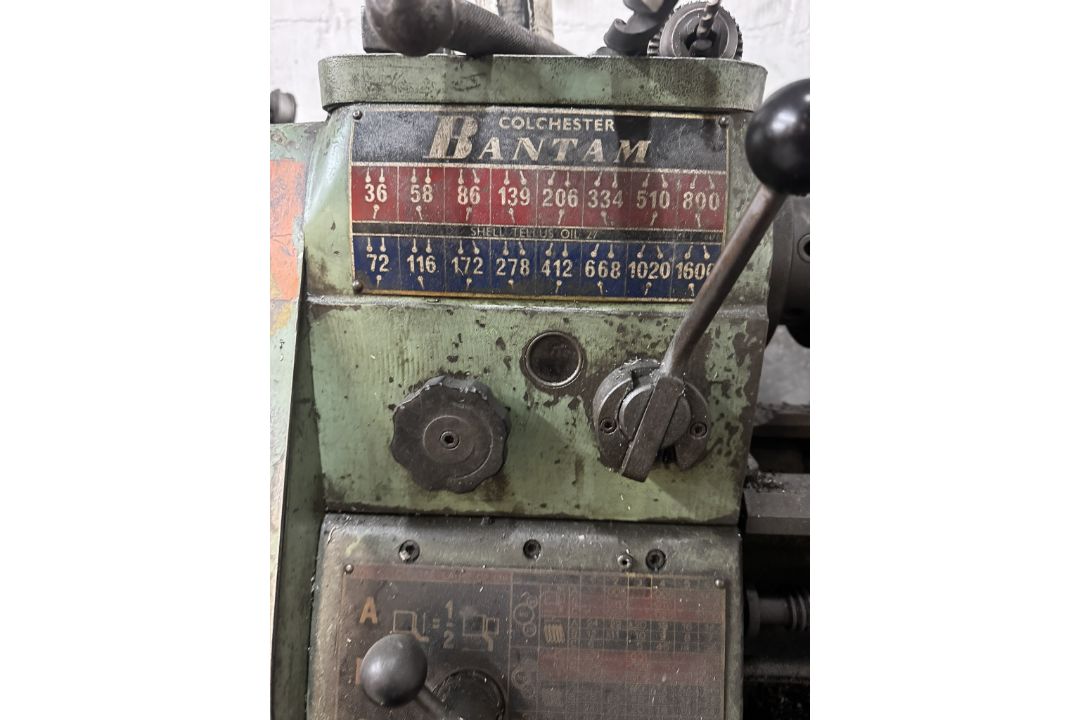 1: Colchester , Bantam Mk. 1, Centre Lathe with 800rpm, 5.5" centre height, 20" between centres - Image 3 of 4