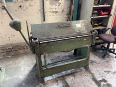 F J Edwards , 3.16.AS, 40" Sheet Metal Folder