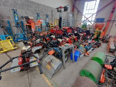 Approximately 76 Landscaping Assets Including: Cultivators, Turf Cutters, Scarifiers, Stump Grinders