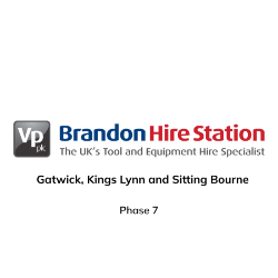 Brandon Hire- Gatwick, Kings Lynn & Sitting Bourne
