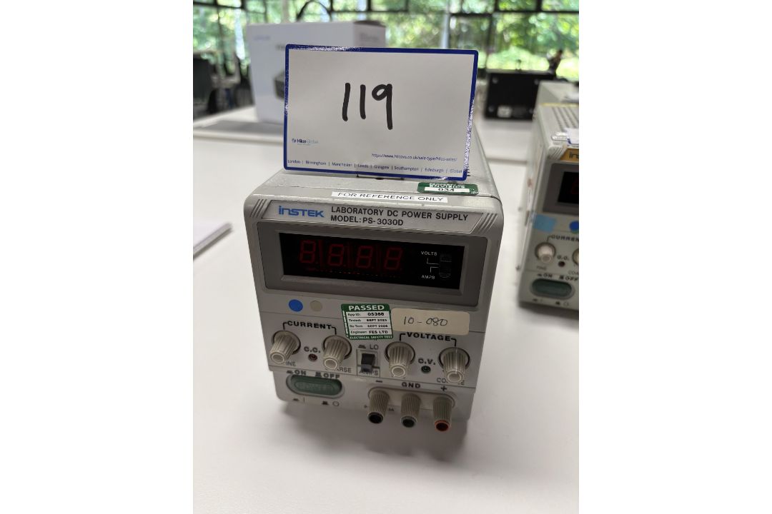 1: Instek , PS-3030D, Laboratory DC Power Supply , Serial Number: 9863144