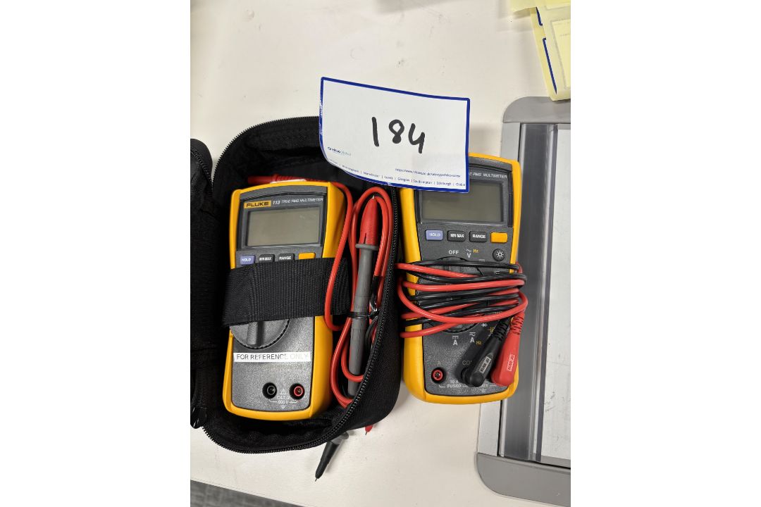 1 : Fluke 115 and (1) 113 True RMS Multimeters, Serial No : 257 and LAB5