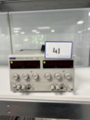 1: TTI, EX354RD, Dual Power Supply 28W, Serial Number: 577919