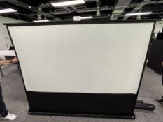 Luxberg 2,240mm x 1,940mm Portable Floor Standing Projector Screen