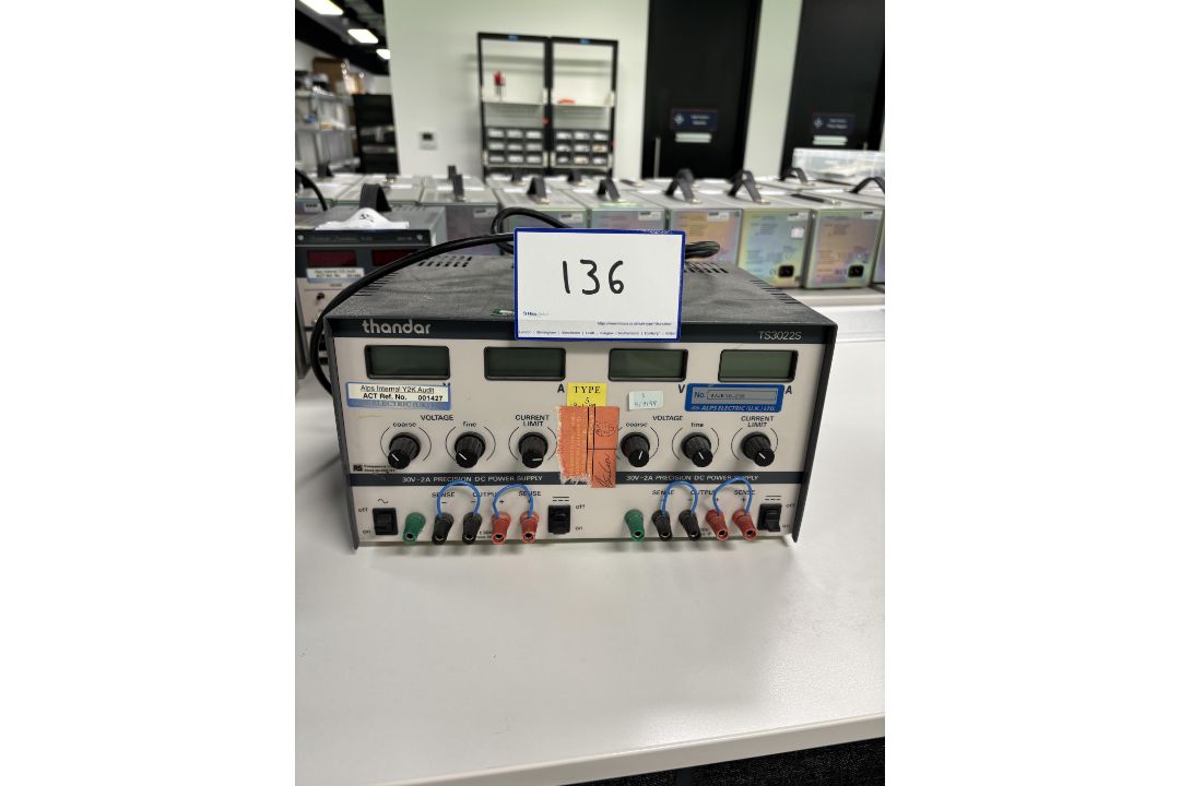 Thandar T53022S 30v/2A Dual Output Power Supply, Serial Number : 020067
