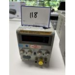 1: Instek , PS-3030D, Laboratory DC Power Supply , Serial Number: 9767100