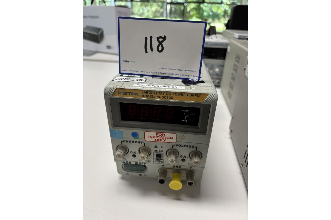 1: Instek , PS-3030D, Laboratory DC Power Supply , Serial Number: 9767100