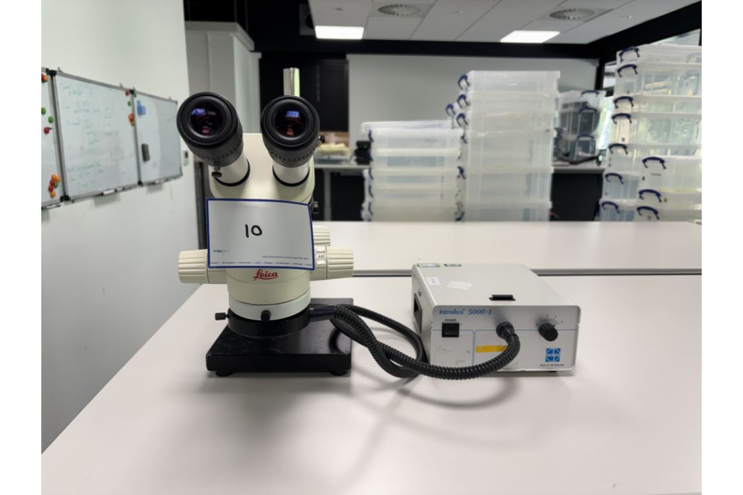 1: Leica , MZ6 , Microscope Serial No. 1045945 On Boom Stand With VOLPI Intralux 5000-1 Cold Light S - Image 1 of 3