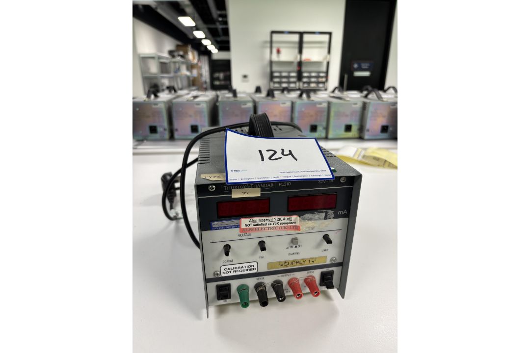 1: Thurlby Thandar , PL310, 32V-1A Power Supply , Serial Number: 059183