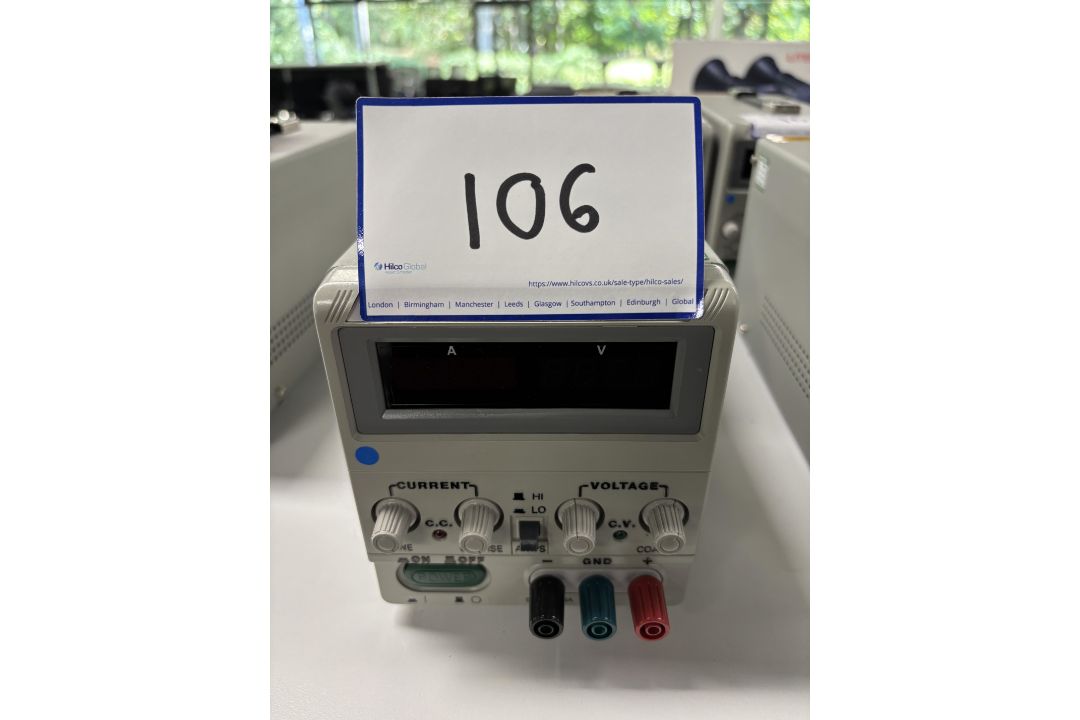 1: RS Pro , IPS 1820D, DC Power Supply , Serial Number: 350A002G2
