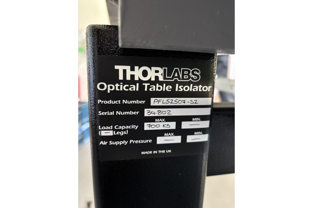 1: Thorlabs, PBH51517/SS-S7, 2500mm x 900mm Breadboard Serial No. 35314 On PFL52507-S2 Optical Table - Image 2 of 3
