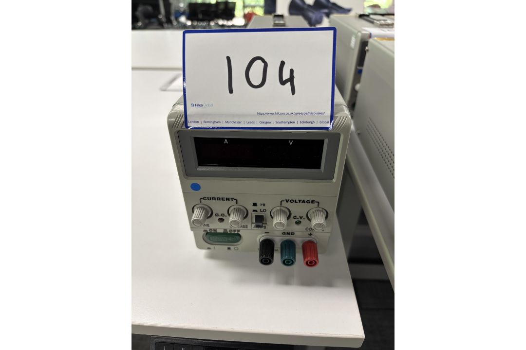 1: RS Pro , IPS 1820D, DC Power Supply , Serial Number: 350A19G2
