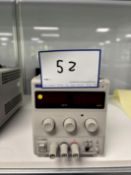 1: TTI, E303R, Power Supply 30V/3A, Serial Number: 481919