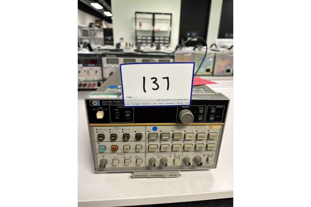 HP 3314A Function Generator, Serial Number : 2505A06497