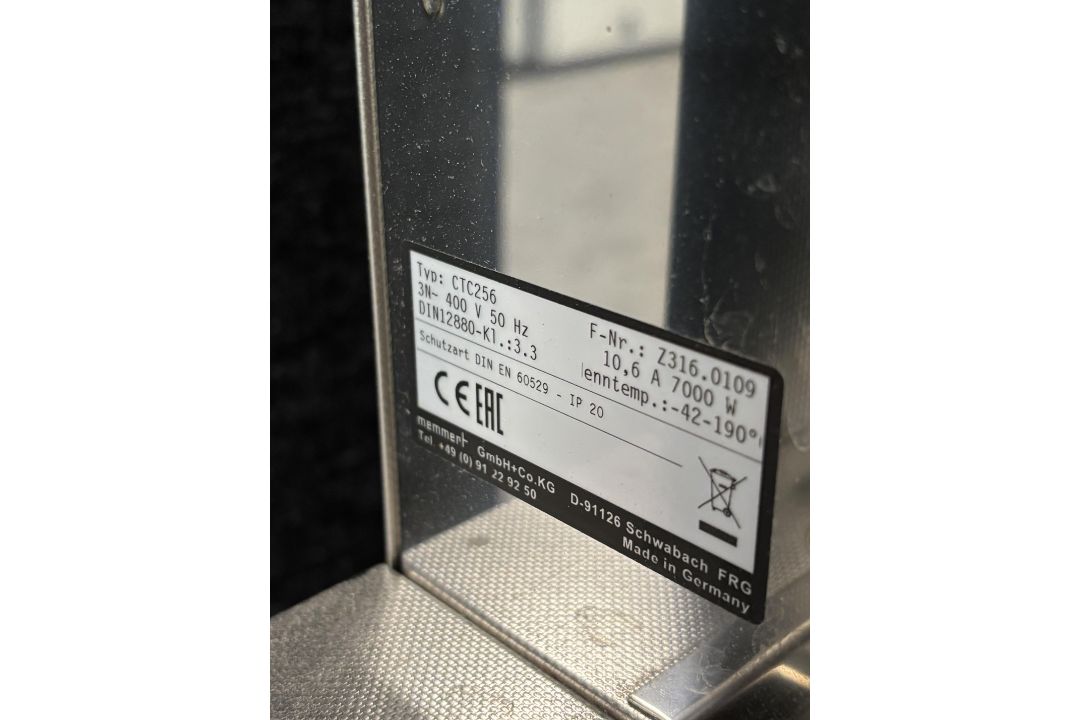 1: Memmert , CTC 256 , 256 Litre Environmental Test Chamber -42° To 190° (Approx 900mm x 1100mm x 1 - Image 4 of 4