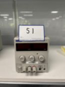 1: TTI, E303R, Power Supply 30V/3A, Serial Number: 518459