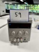 1: TTI, EL155R, Power Supply 15V/5A, Serial Number: 537812