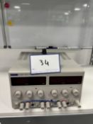 1: TTI, EL302RT, Triple Power Supply , Serial Number: 487480
