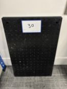 1: Thorlabs , MB3045/M, 300mm x 450mm Aluminium Optical Breadboard