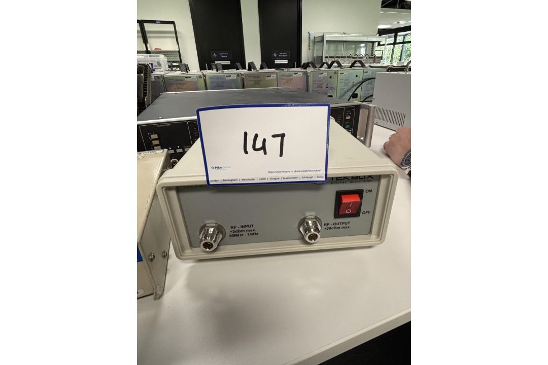 Tekbox TBLPAI Linear RF Power Amplifier, Serial Number : TBLPA118031
