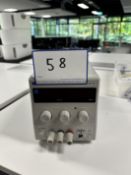 1: TTI, EL155R, Power Supply 15V/5A, Serial Number: 538836