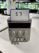 1: TTI, EL155R, Power Supply 15V/5A, Serial Number: 542102