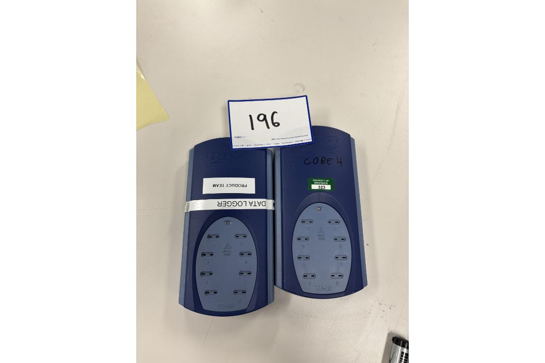 (2) PICO Technology USB TC-08 Thermo Couple Data Loggers, Serial No : AO163/336 & AO061/400