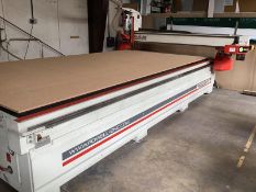 1: Powell, MAXICAM M32040E3, CNC Panel Routing Machine, Table Size Approx 4.5m x 2m with Control Cab