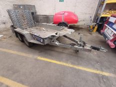 Ifor Williams Type 2HBGH94BT Approx 2.8m x 1.35m Twin Axle Plant Trailer (Location Margate)