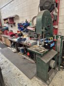 BursGreen, Vertical Bandsaw. Year Unknown, No Plate Visible