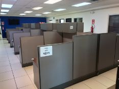 Lot of (21) pcs office furniture